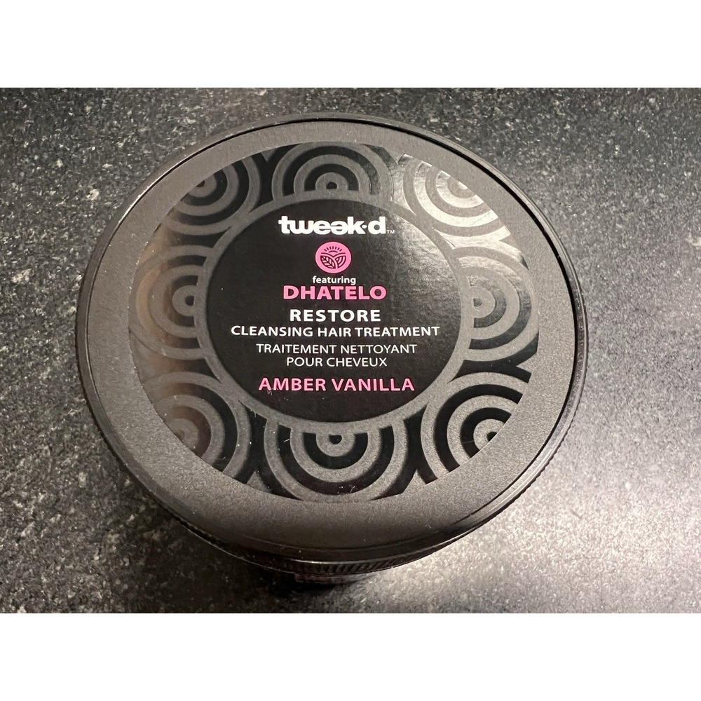 Tweak'd W/ Dhatelo Restore Cleansing Hair Treatment Amber Vanilla 13.05 Fl Oz - Picture 3 of 5